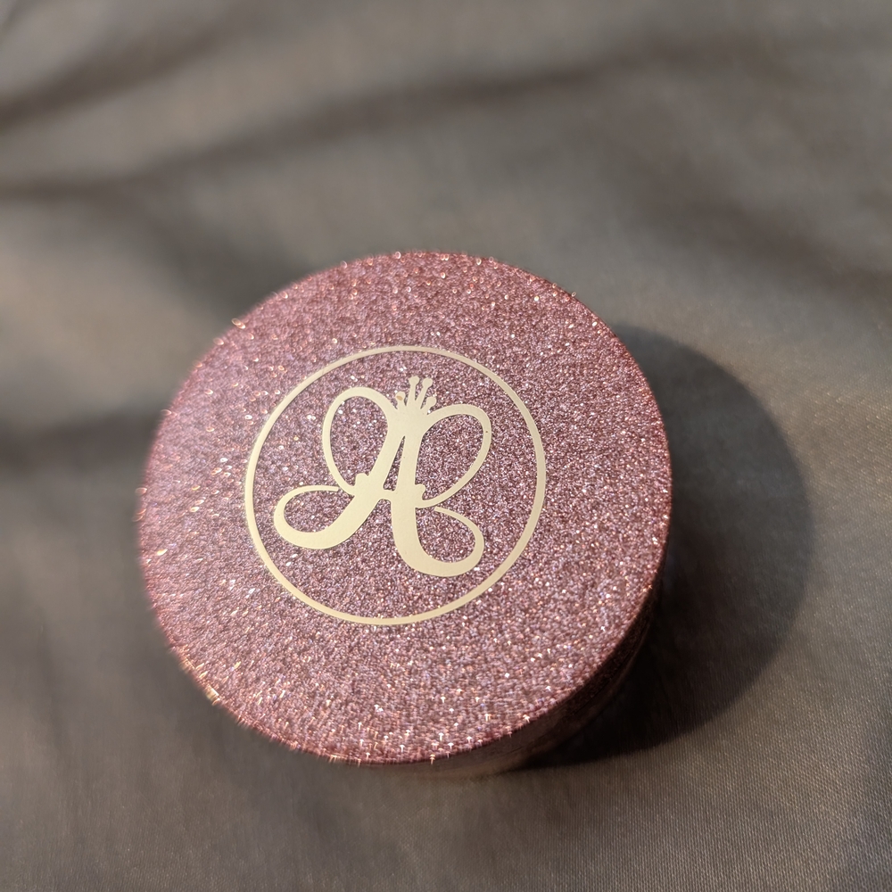 Anastasia Beverly Hills Glittery Pink Makeup Container